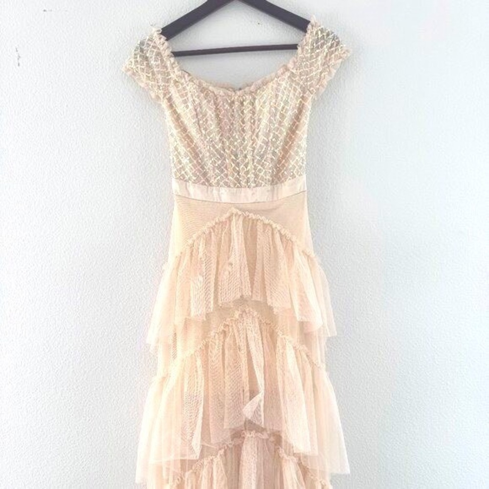 Princesscore Maxi Dress Gown Juniors 0 Corset Tulle Off Shoulder Bridgerton